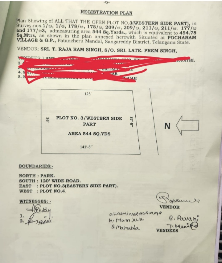 HMDA Land for Development in Pocharam village near Patancheru