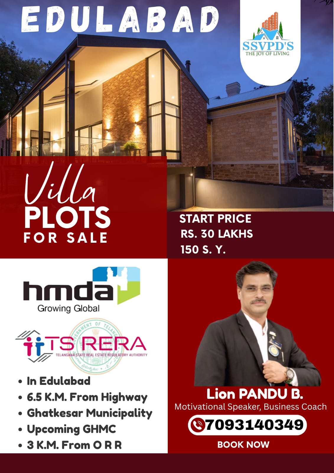 Villa plots for sale in Edulabad Ghatkesar