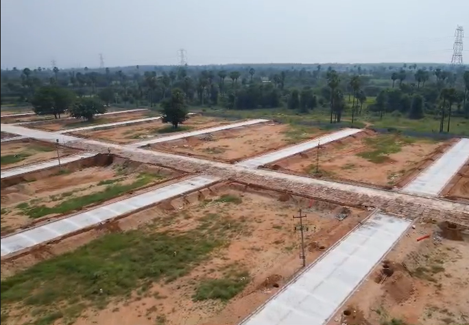 HMDA With RERA Approved Open Plots For sale At Kongarakalan