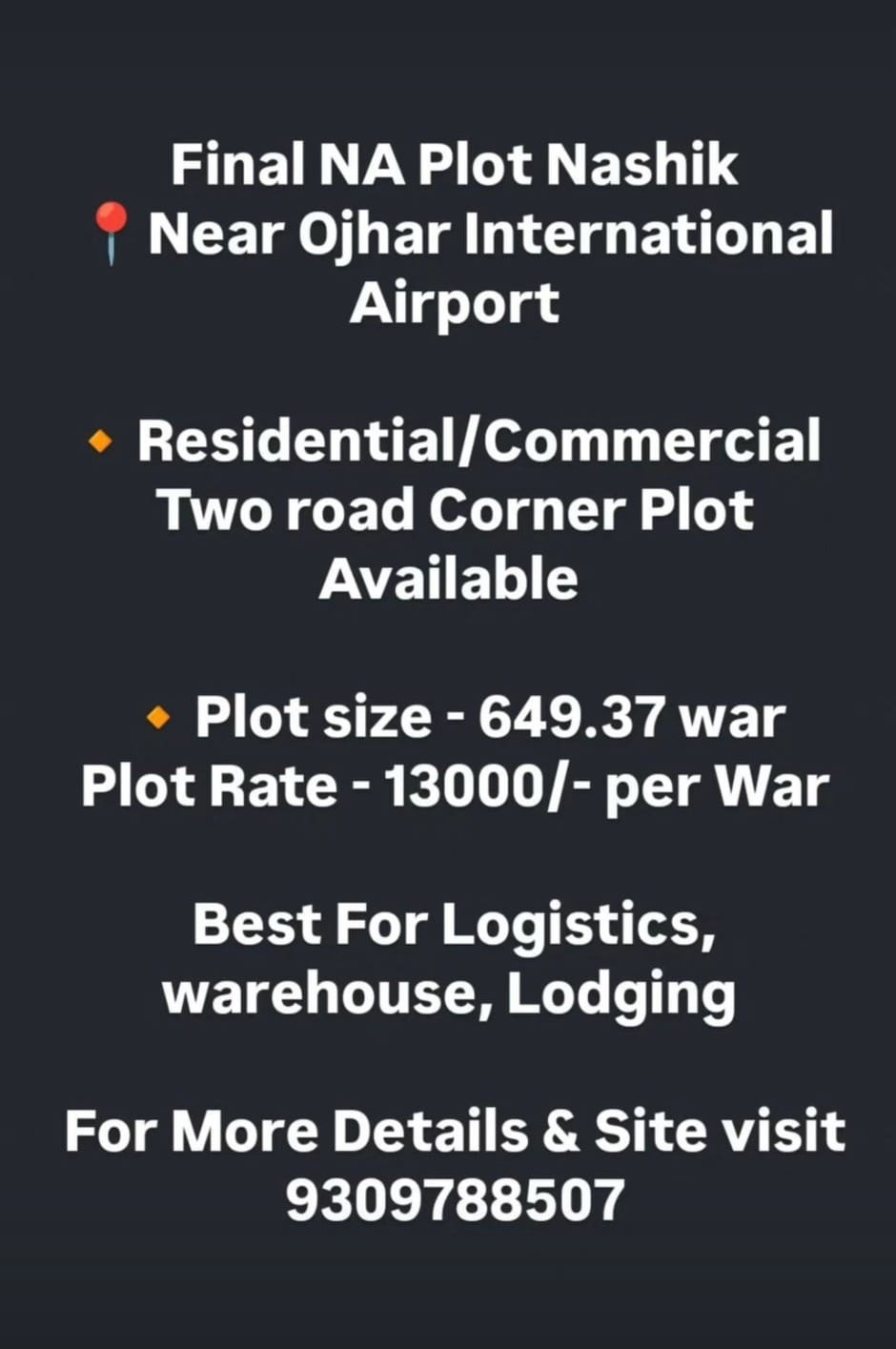 Final NA Plot For Sale in Nashik