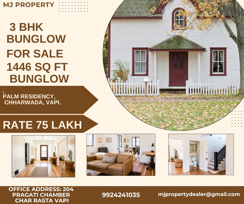 3 bhk Bungalow for sale in Chharwada Gujarat