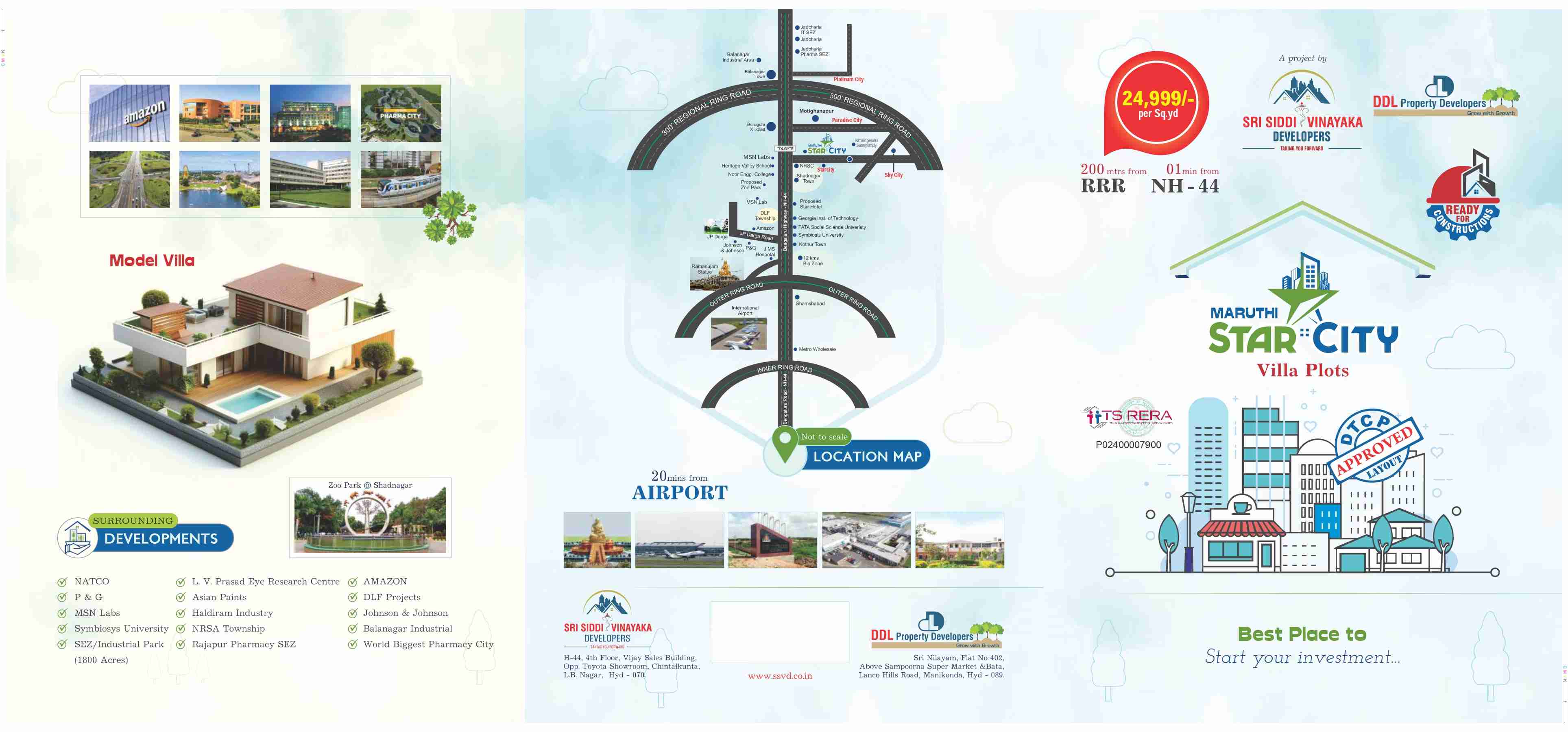 Villa Plots For Sale At Annaram Farooq Nagar