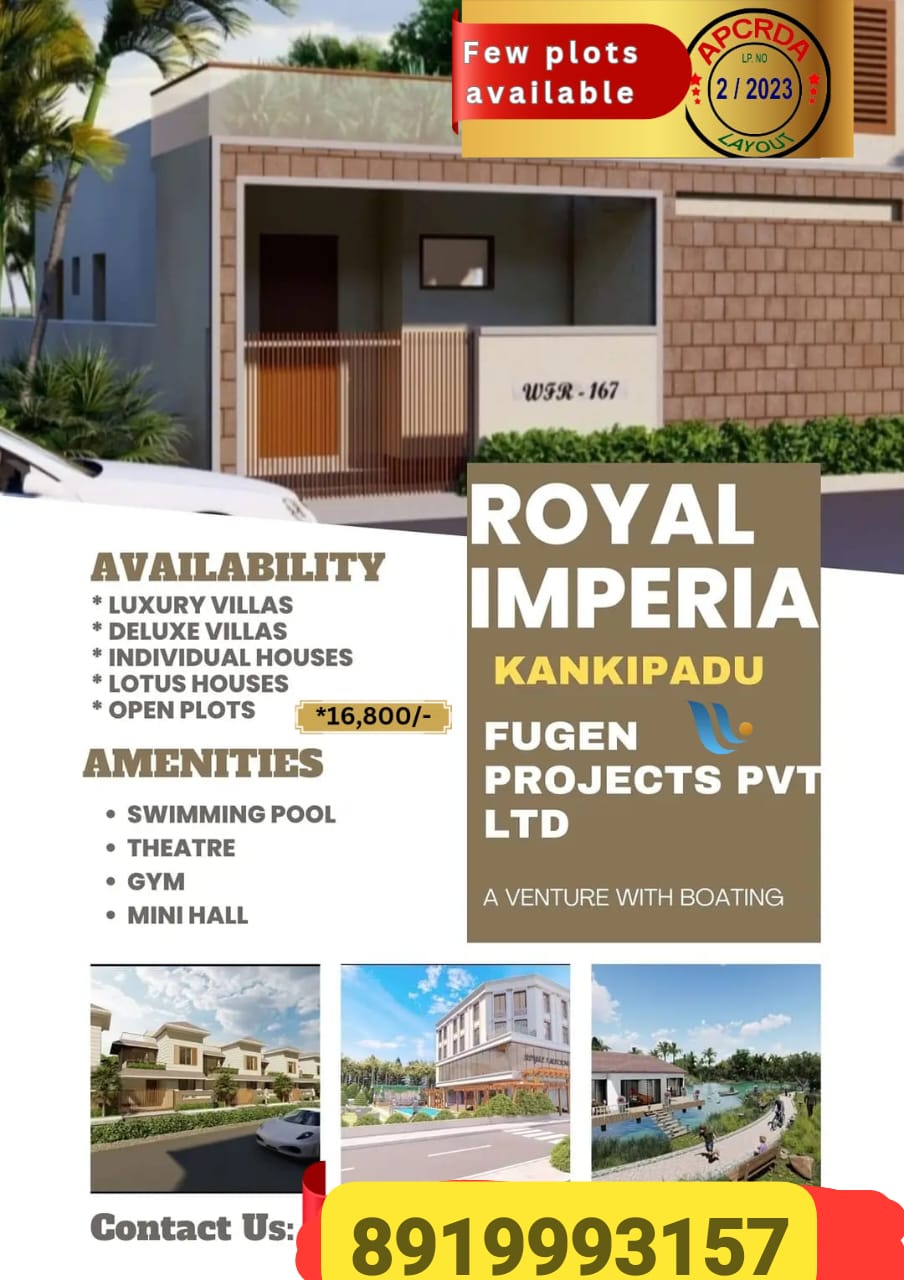 Villas for sale at Royal Imperia Kankipadu