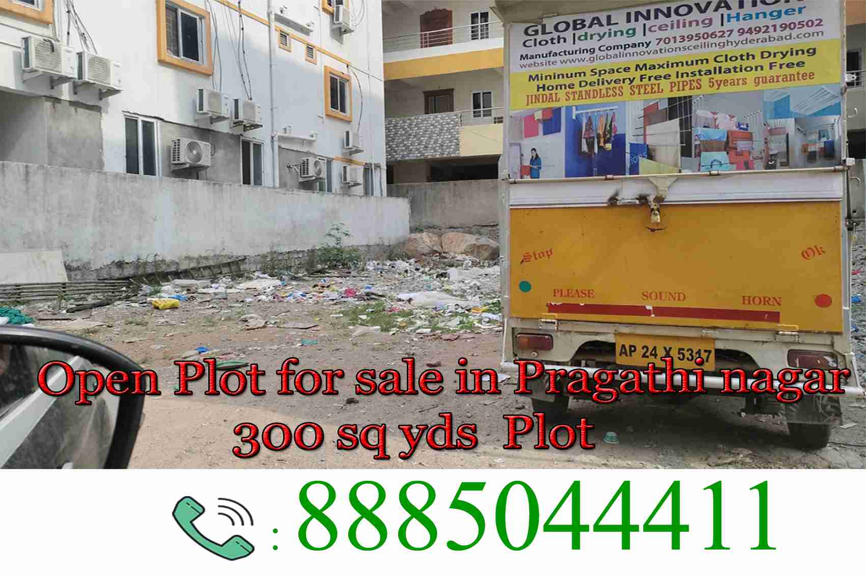 Open Plot for sale in Pragathi nagar 