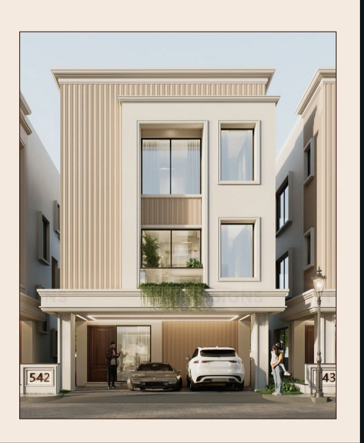 Luxury villa on price of open plot that too on Mumbai highway 