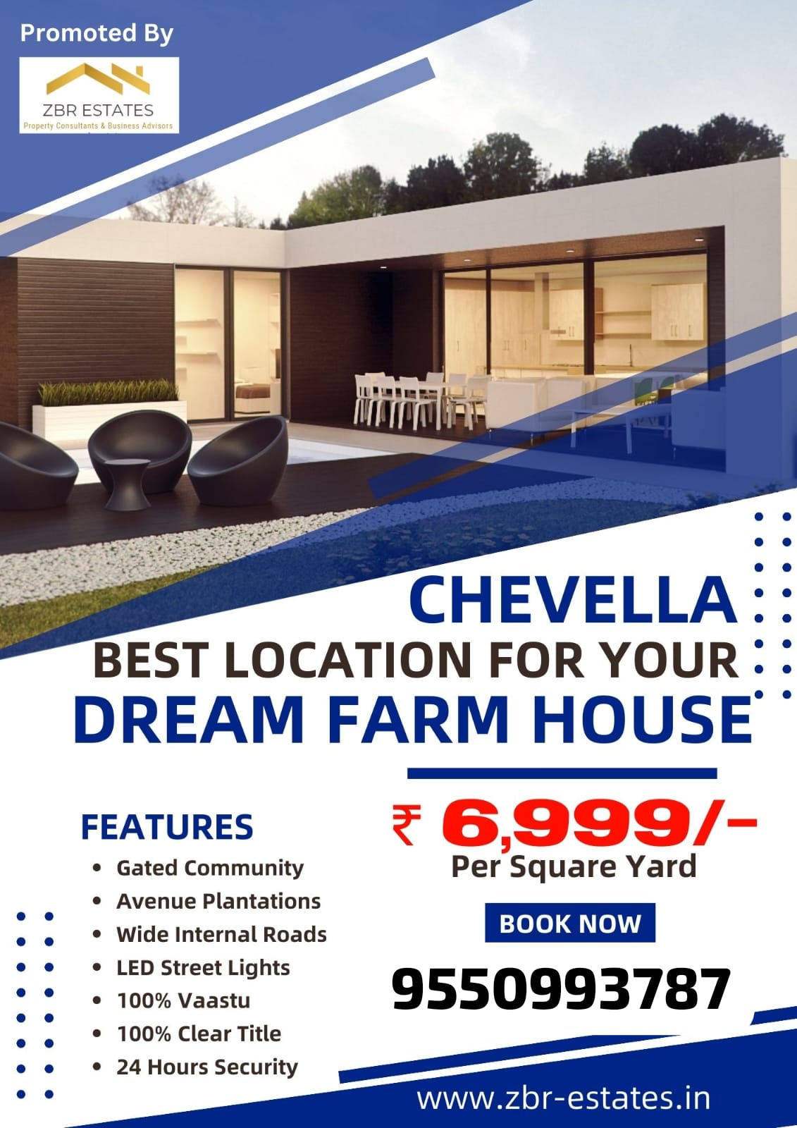 Dream Farmhouse Plots For Sale in Chevella