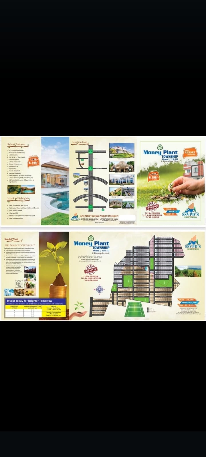 Money Plate Township – Phases I, II & III at Kolanupaka, Alair