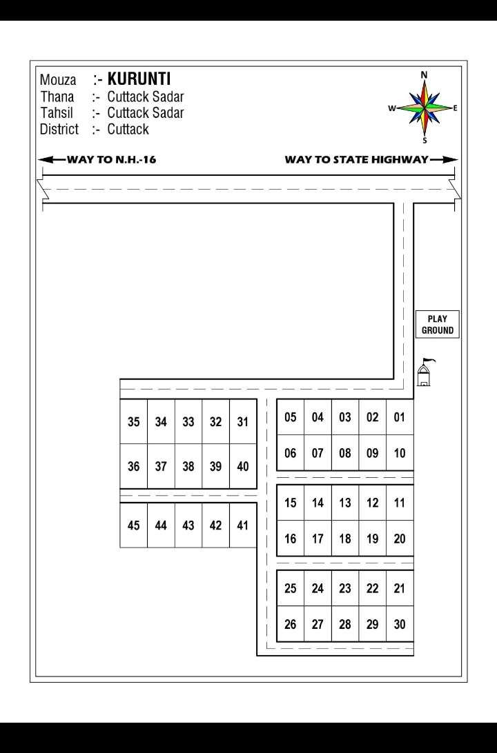 Open Plots For Sale At Mauza kurundi Khordha