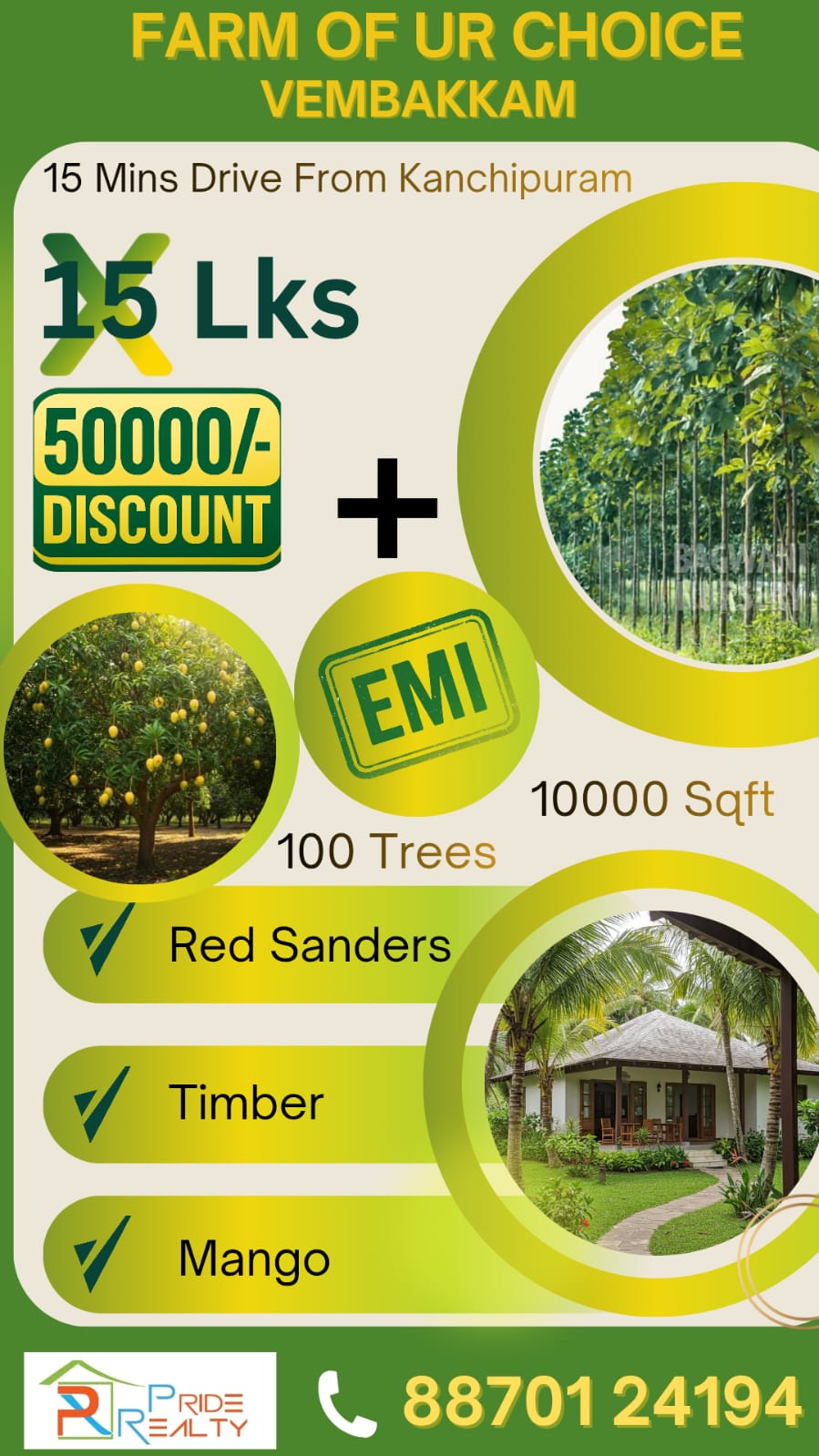 Farm Land Plots For Sale At Vembakkam Kanchipuram