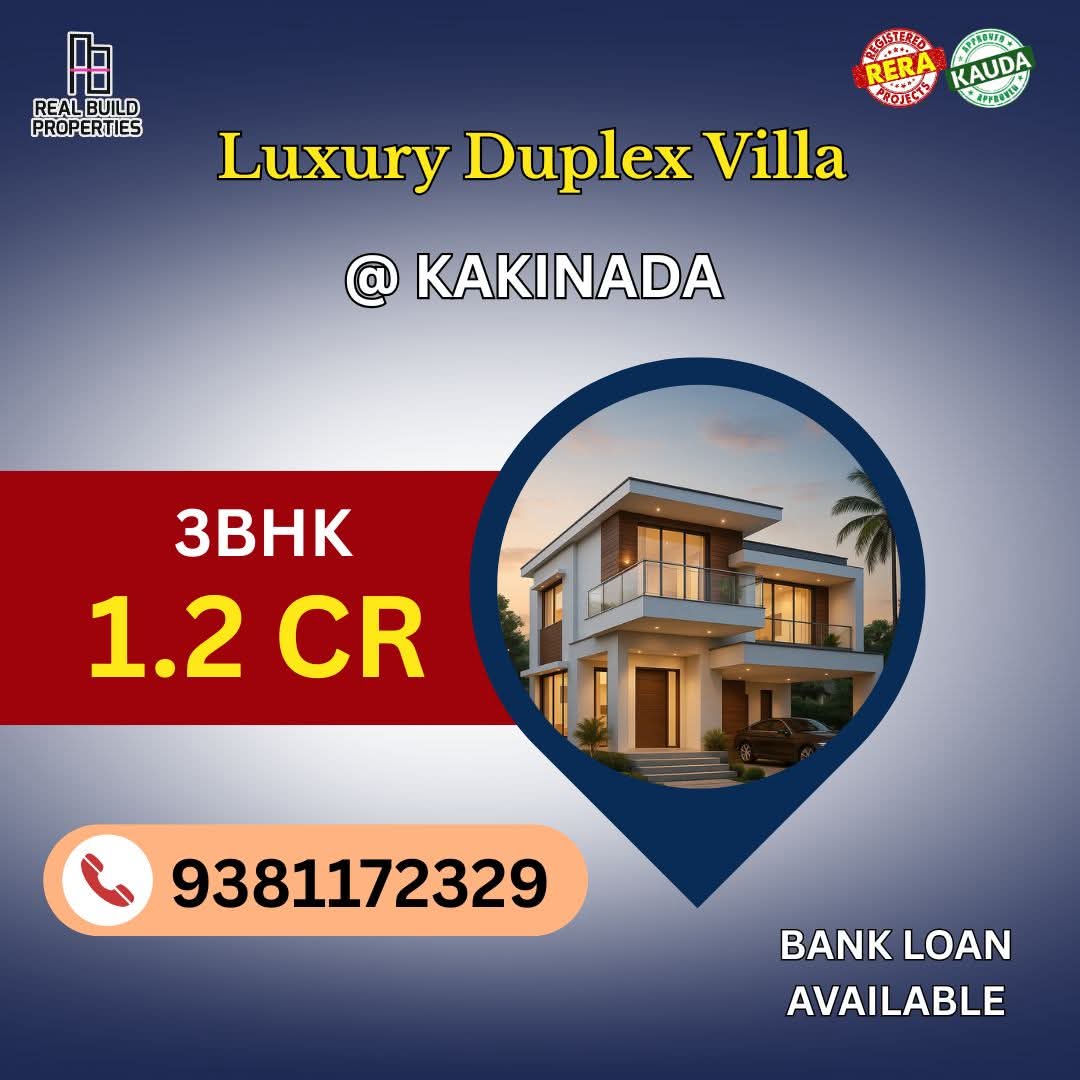 Gated community villas in kakinada