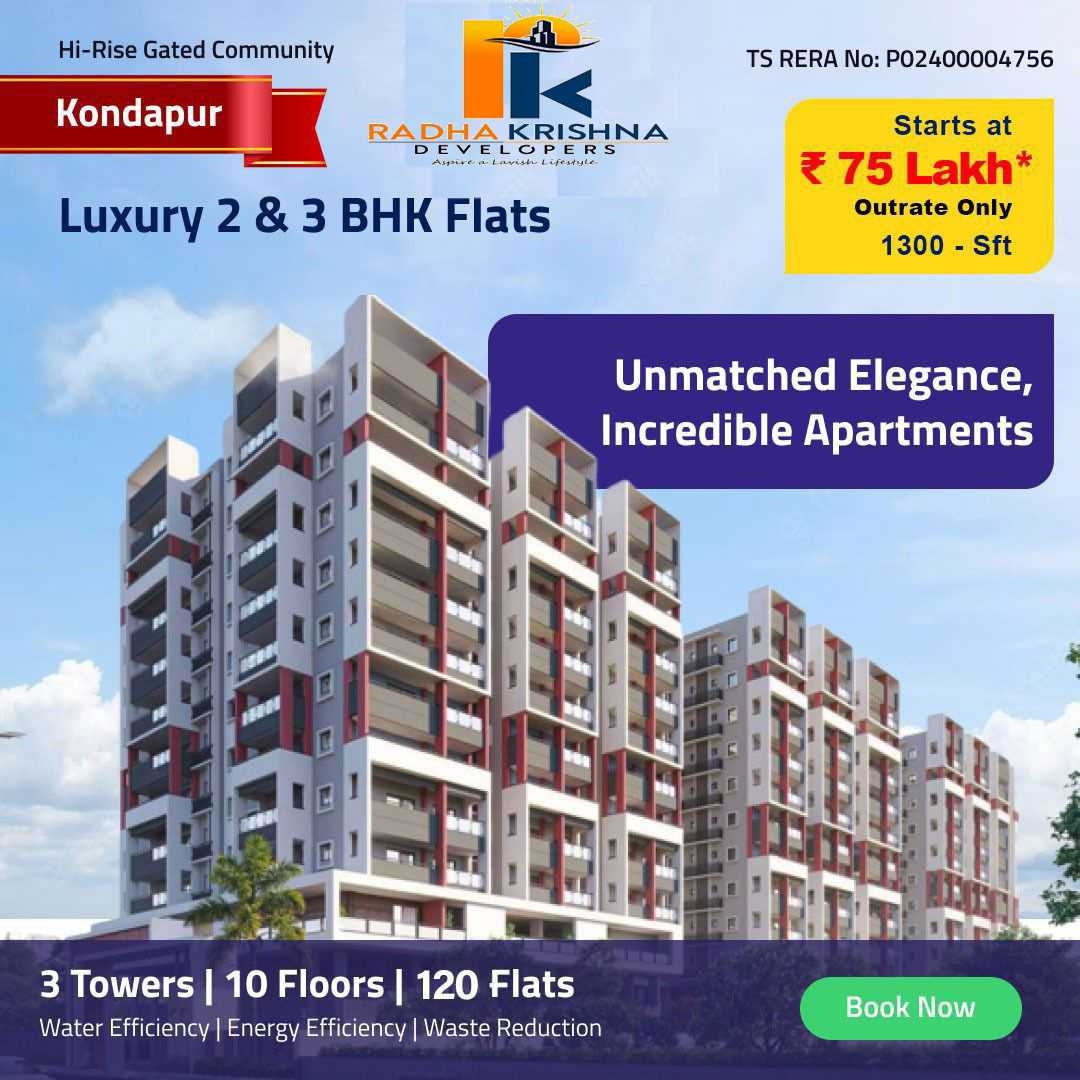 Gated Community Apartemnts at Kondapur