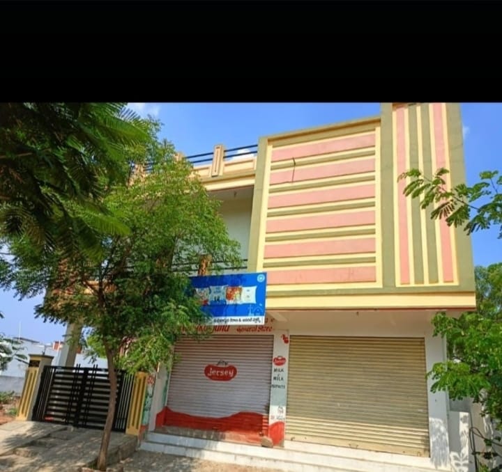 200 Sq. Yards G+1 West Facing Semi Commercial Building For Sane In Rampally