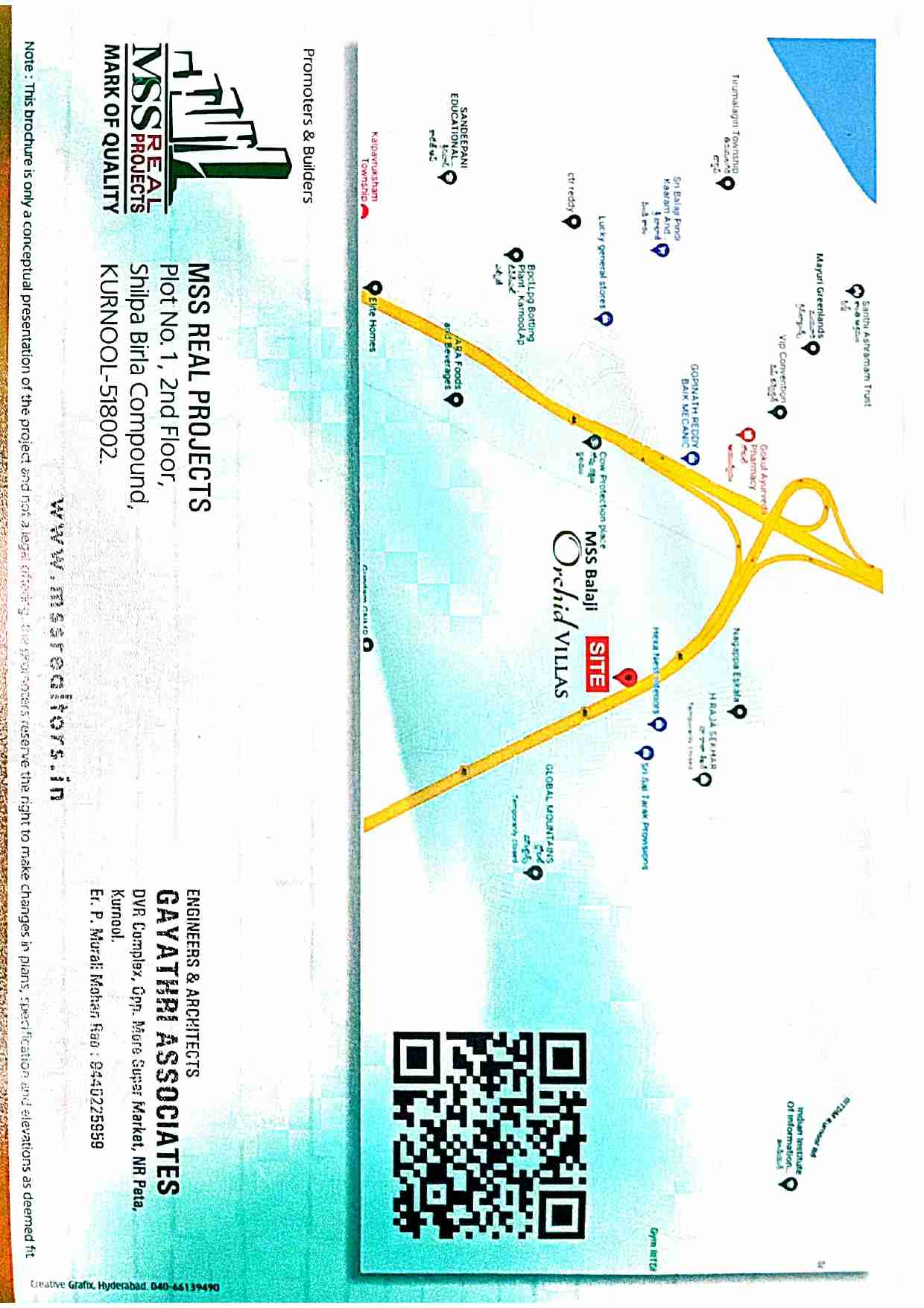 MSS Balaji Orchid villas for sale in Outer Ring Road Kurnool