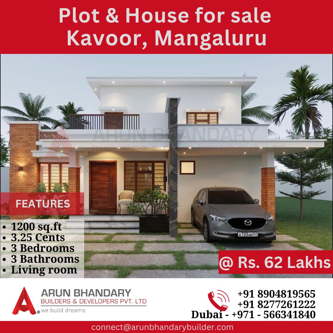Houses and  Plots for Sale in Kavoor, Mangalore