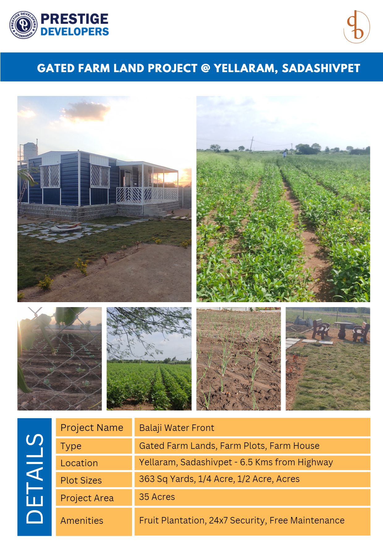 Gated Farm Land Project At Yellaram ,Sadasivpet.