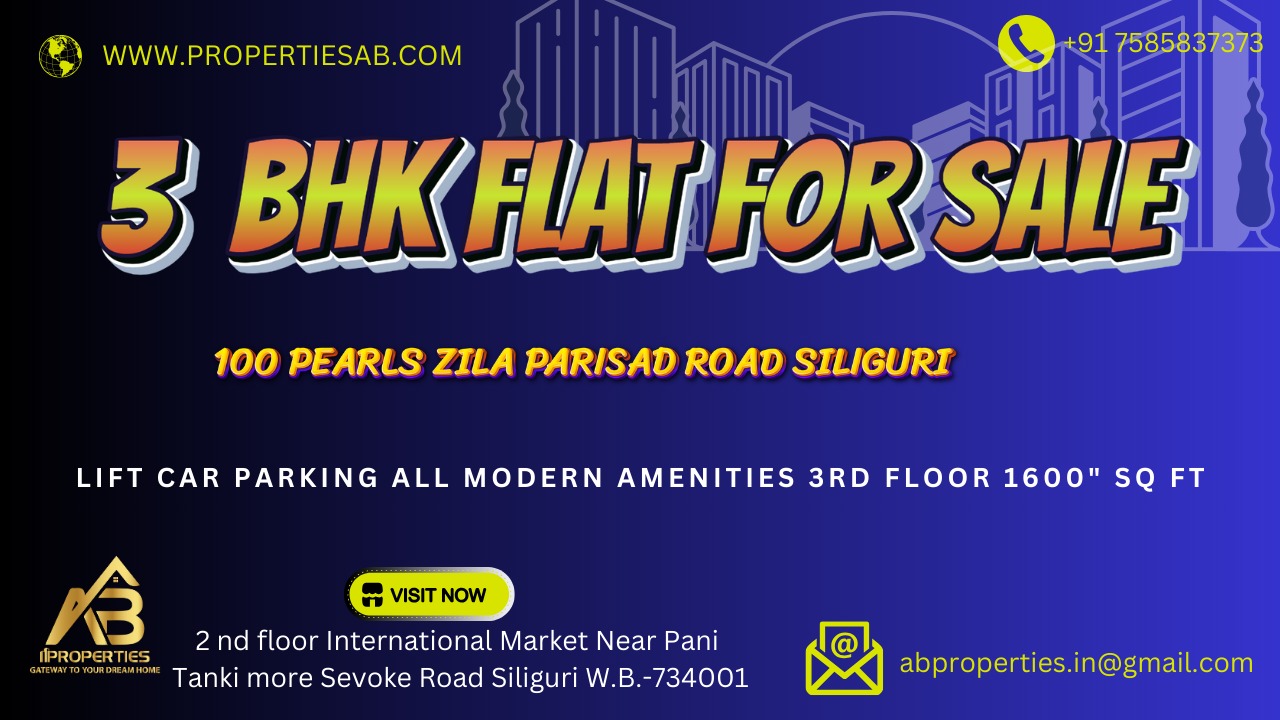 3 BHK FLAT AT RESALE JYOTINAGAR ZILA PARISAD ROAD SILIGURI