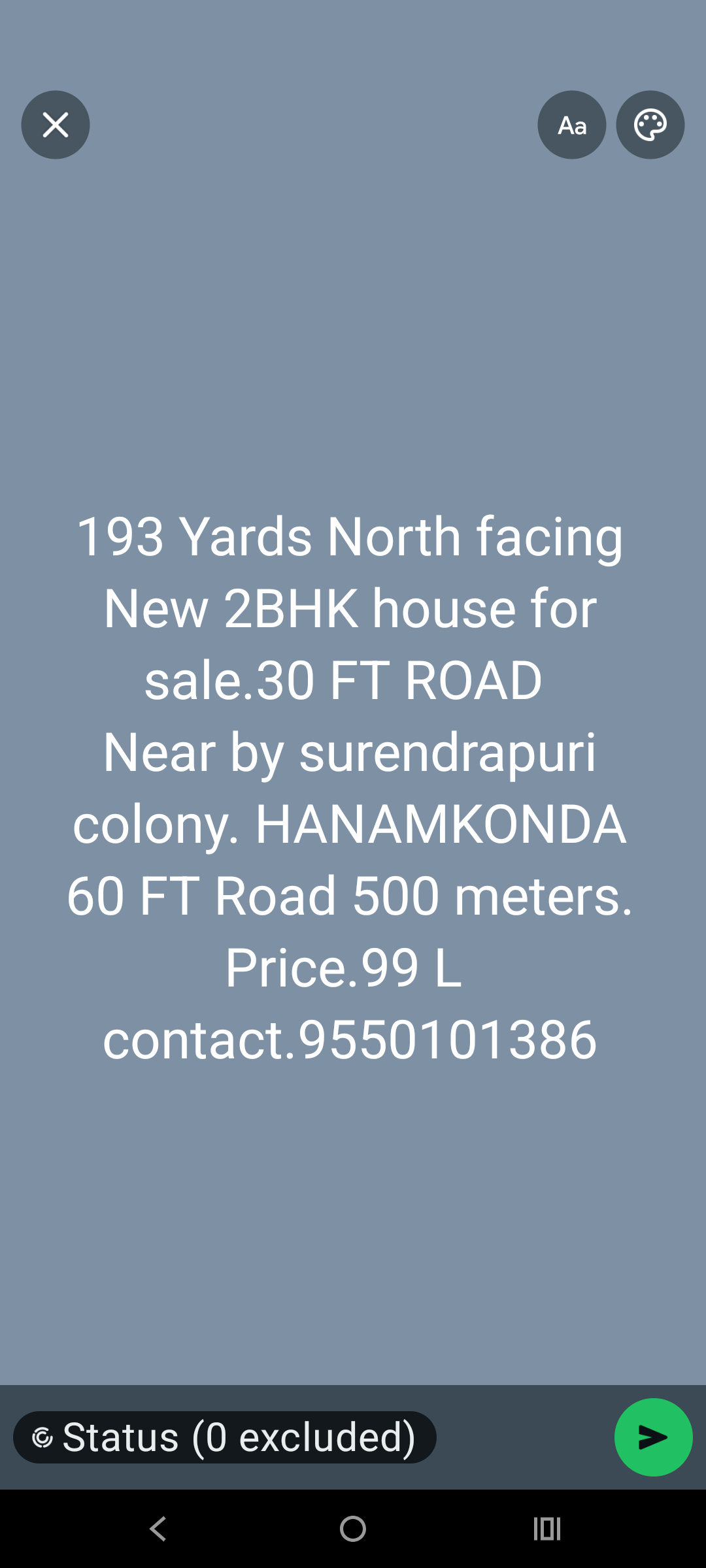 New G+1 house for sale