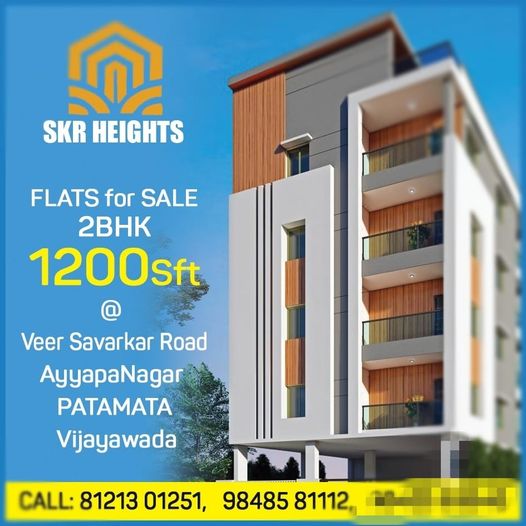 2bhk flats for Sale Ayyapa Nagar Patamata Vijayawada