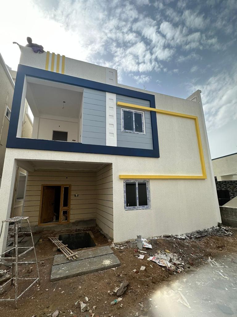 individual house in 110 sq yds land with GHMC approval in ameenpur