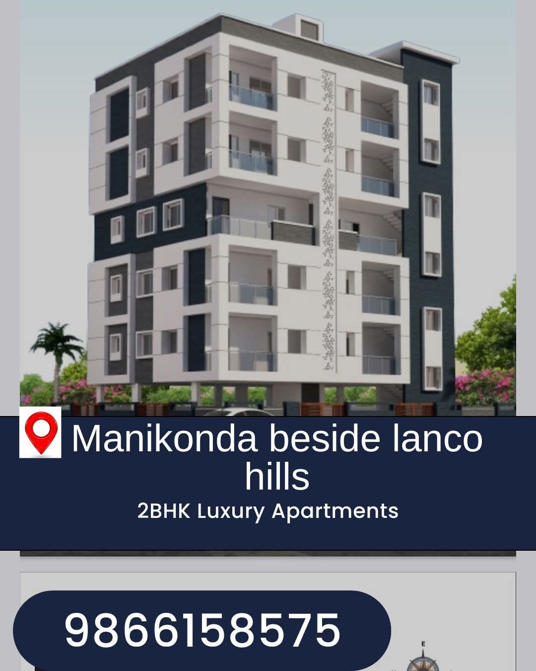 2bhk luxury Appartments for sale at Manikonda hyderabad