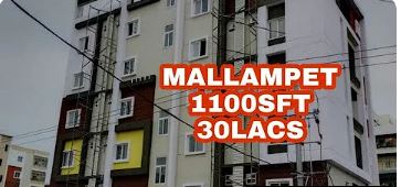 1100 sft flats for sale in mallampet  near bachupally circle 