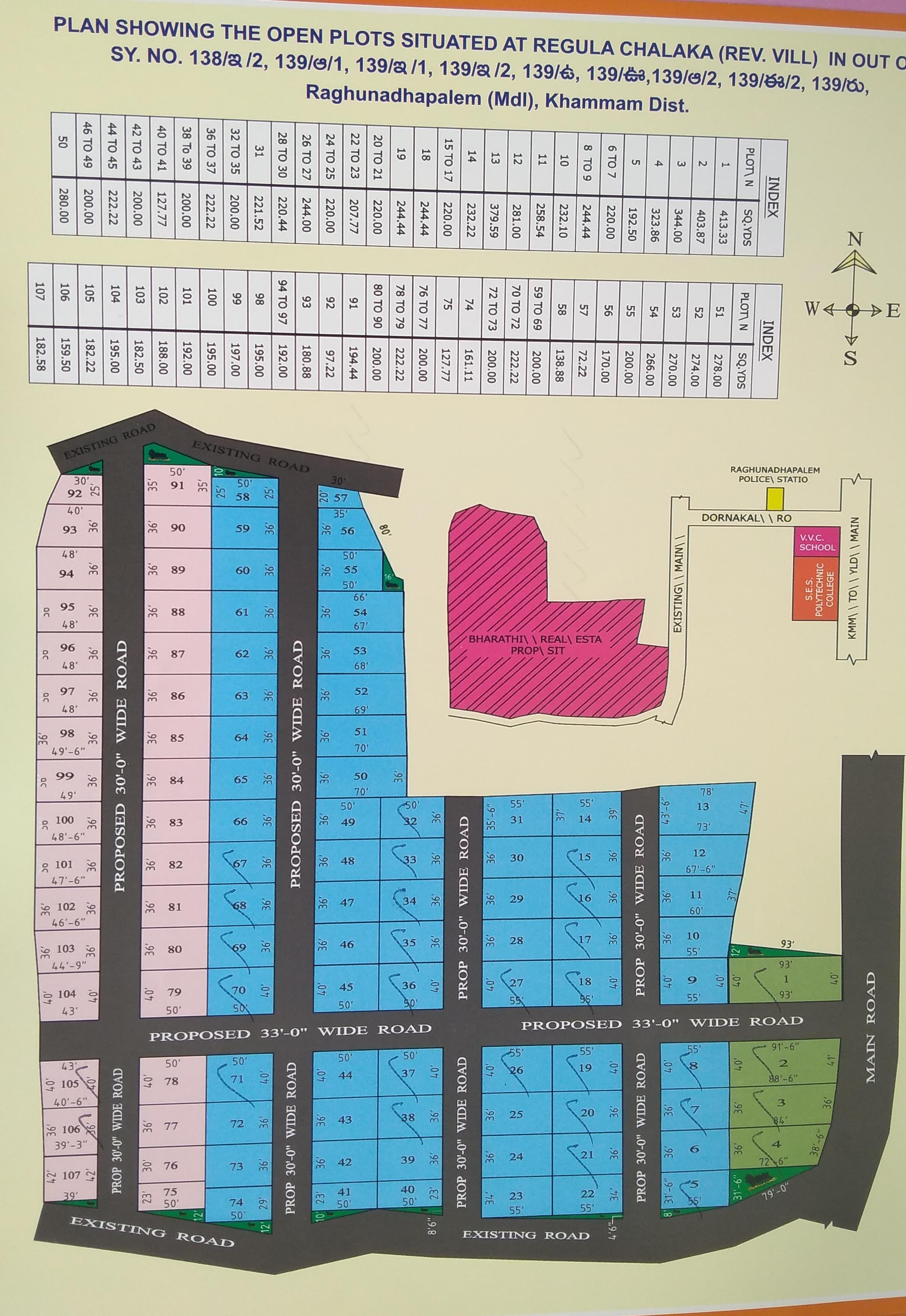220 Square Yards Open Plot For Sale at Koyachalka, Khammam District