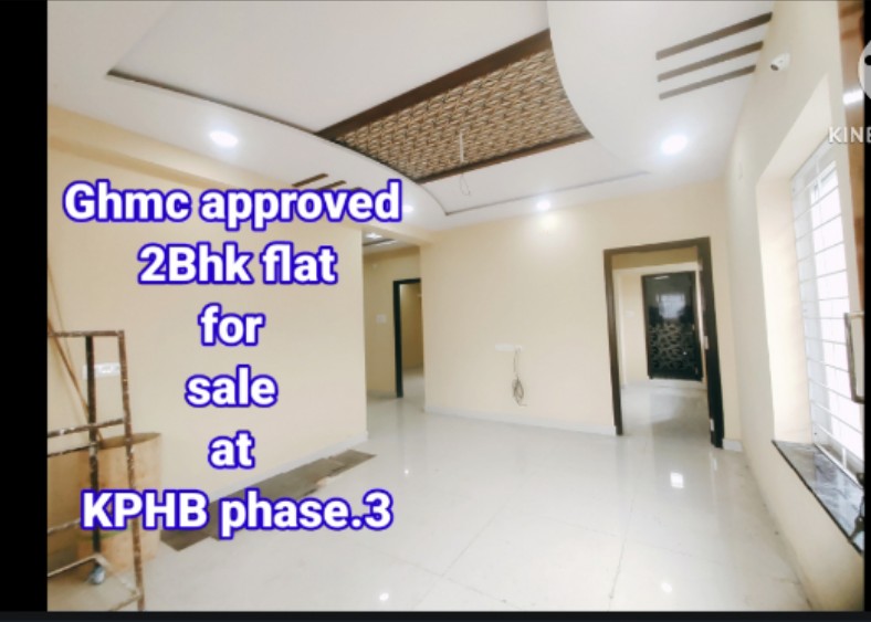 GHMC approval 2Bhk flat for sale at KPHB phase 3 