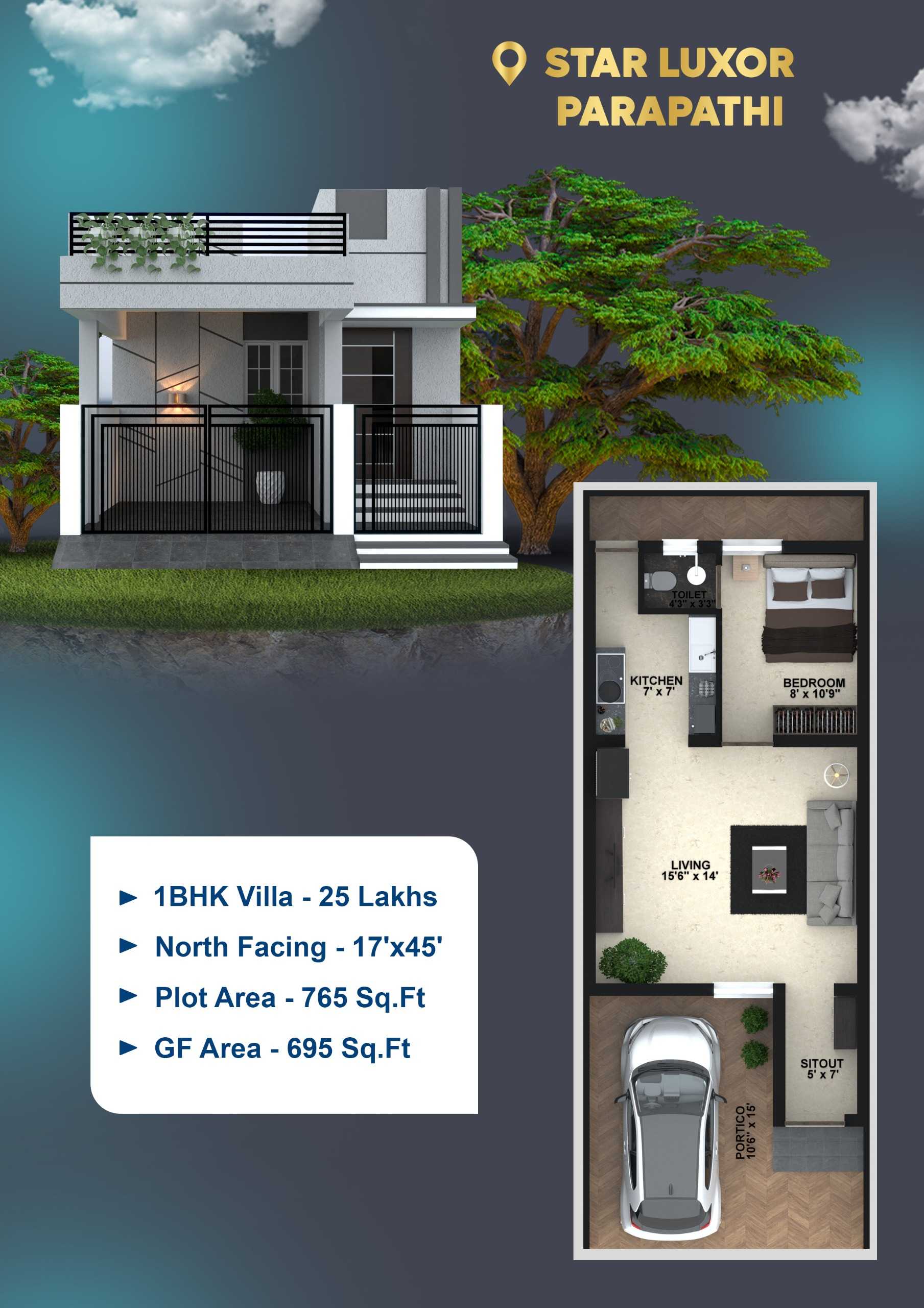HOUSE & PLOTS FOR SALE IN STAR LUXOR AT PARAPATHI NEAR ARUPUKOTTAI