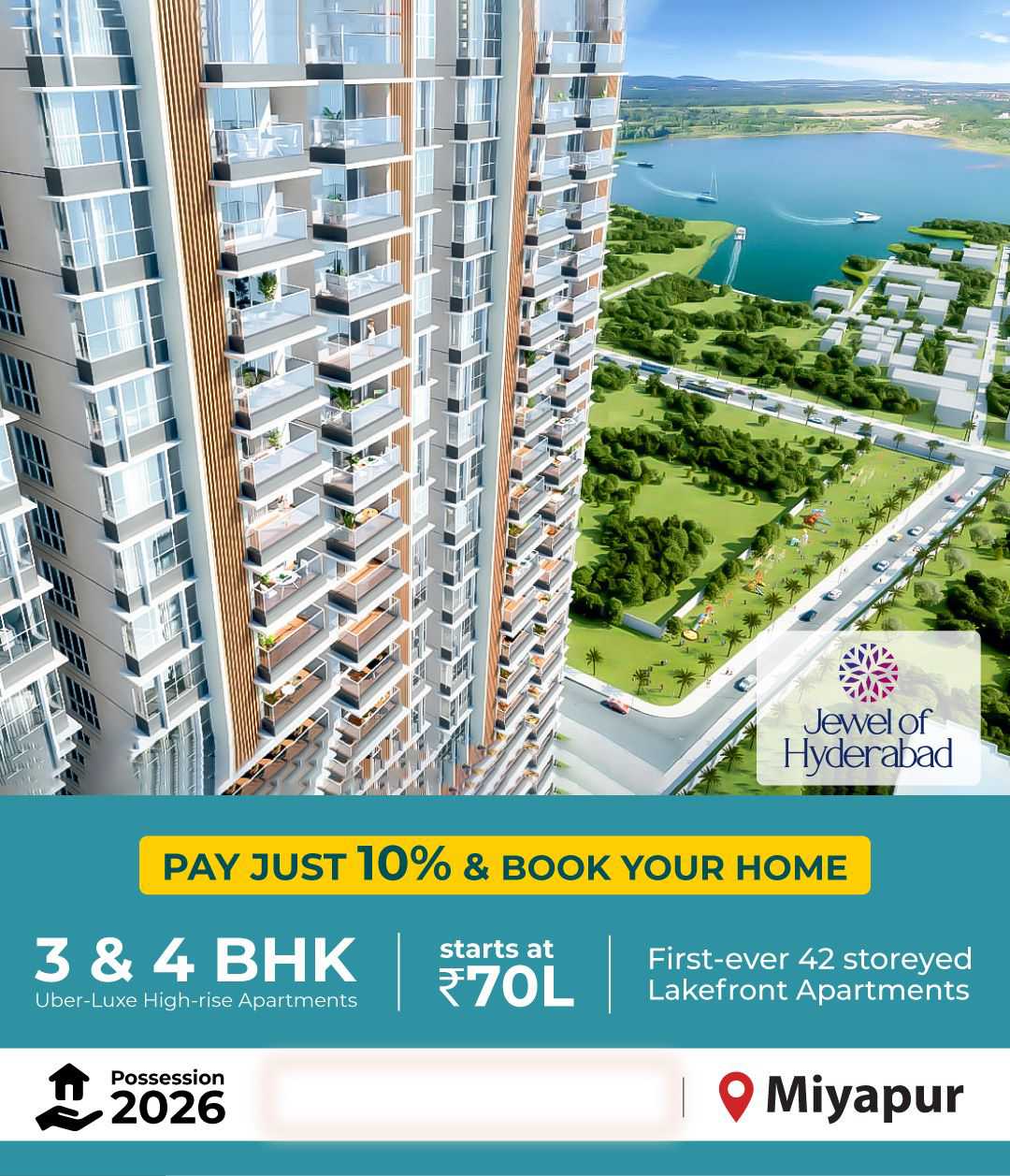 Jewel of Hyderabad at Miyapur 