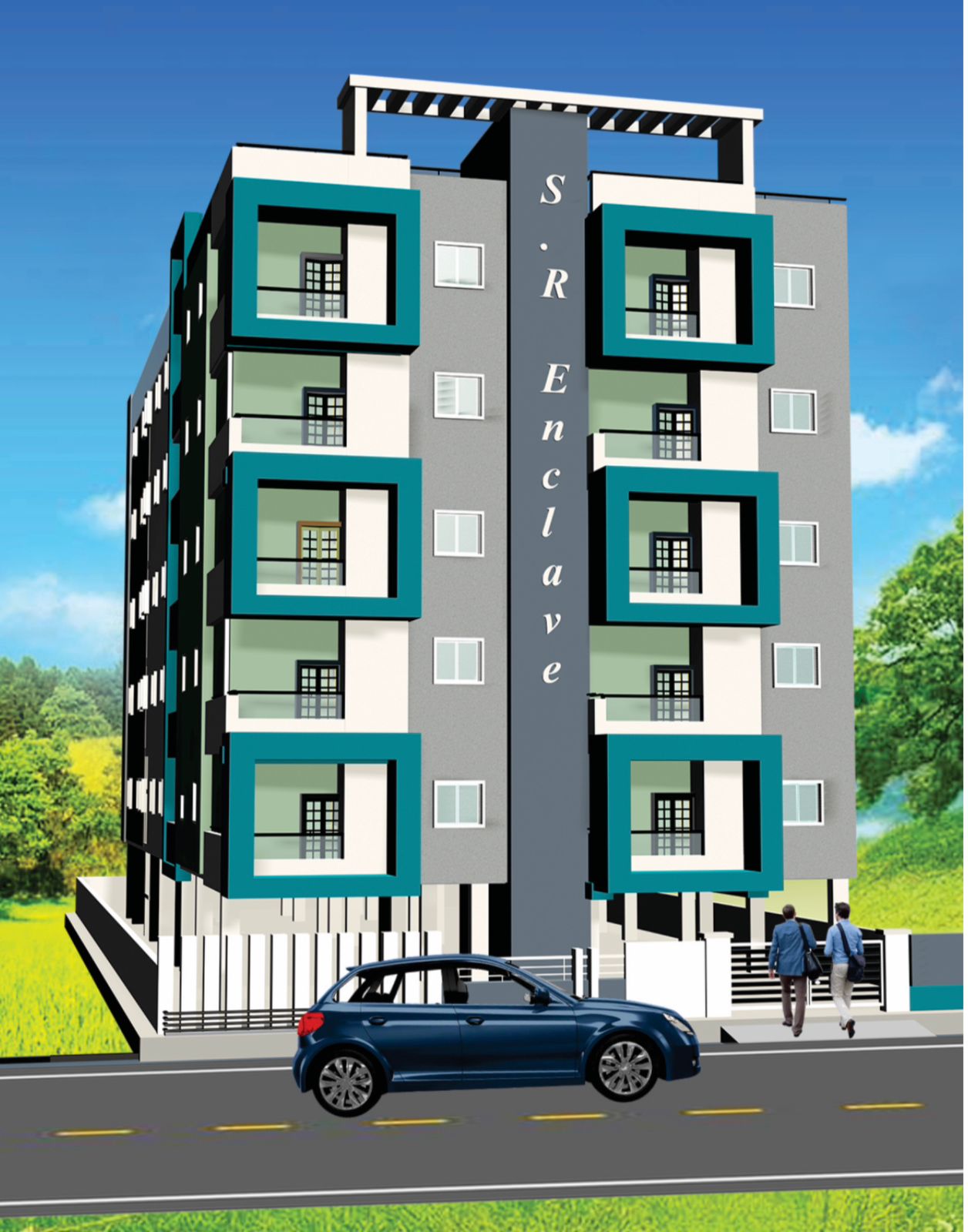 3BHK Apartment Flats (SR Enclave) For Sale at Housing Board Colony - Kurnool