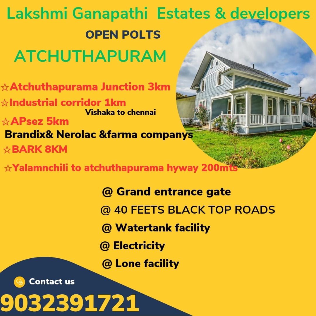 Open Plots for Sale at Airport side Bhogapuram