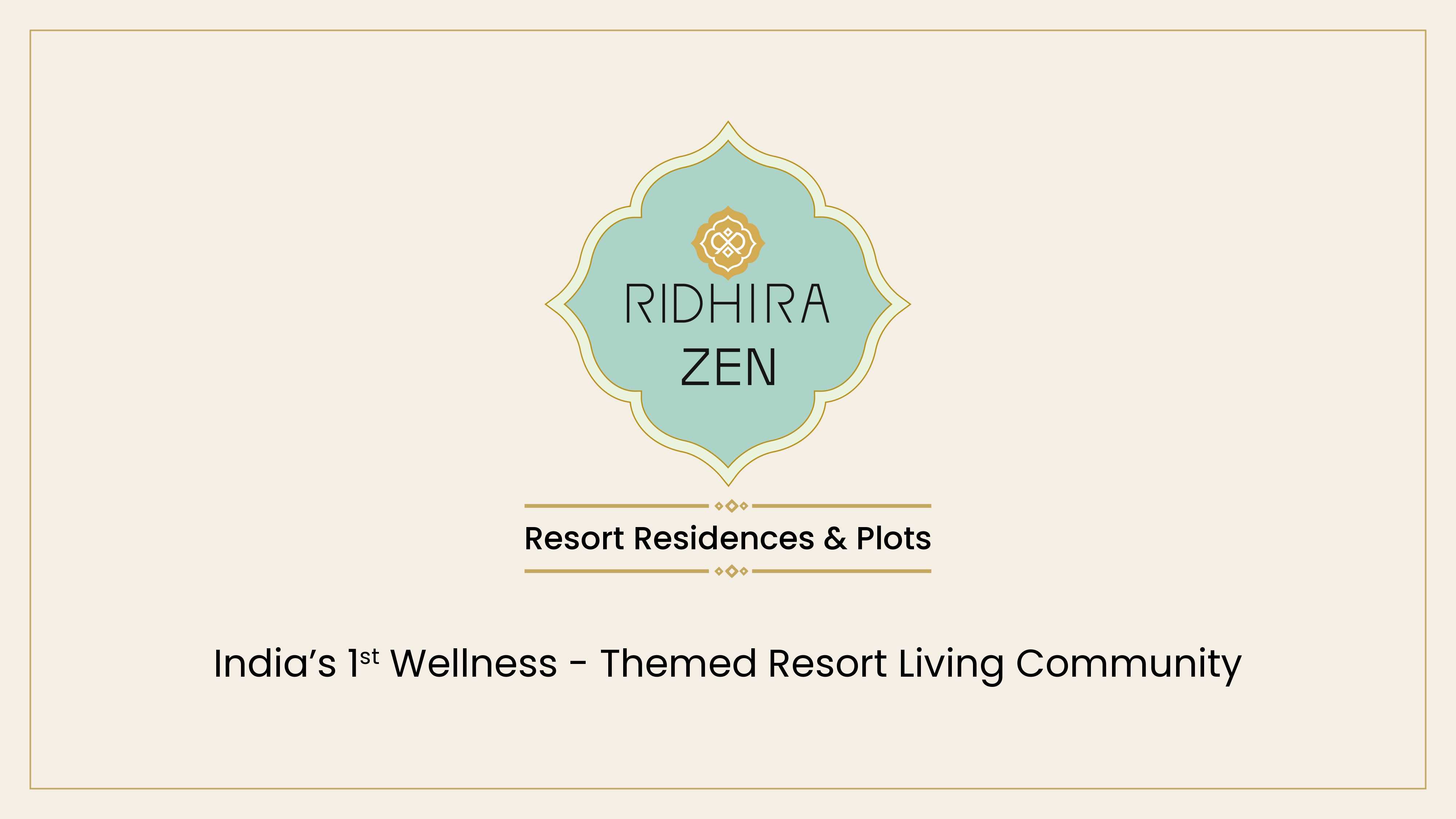 Prime Luxury Villas and Open Plots for sale in RIDHIRA ZEN at Mohammadapur