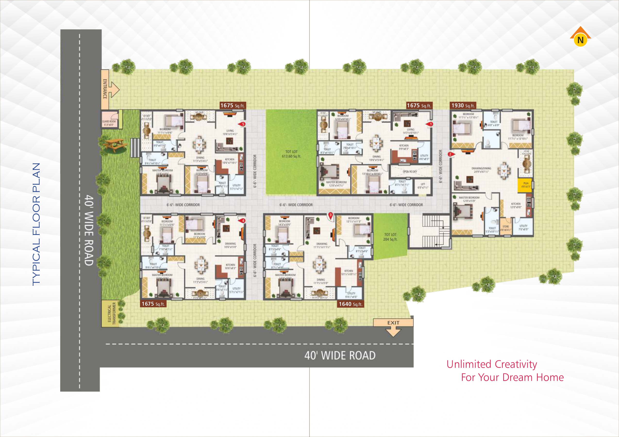 3 BHK for Sale at Narsingi, close to ORR gachibowli Madhapur