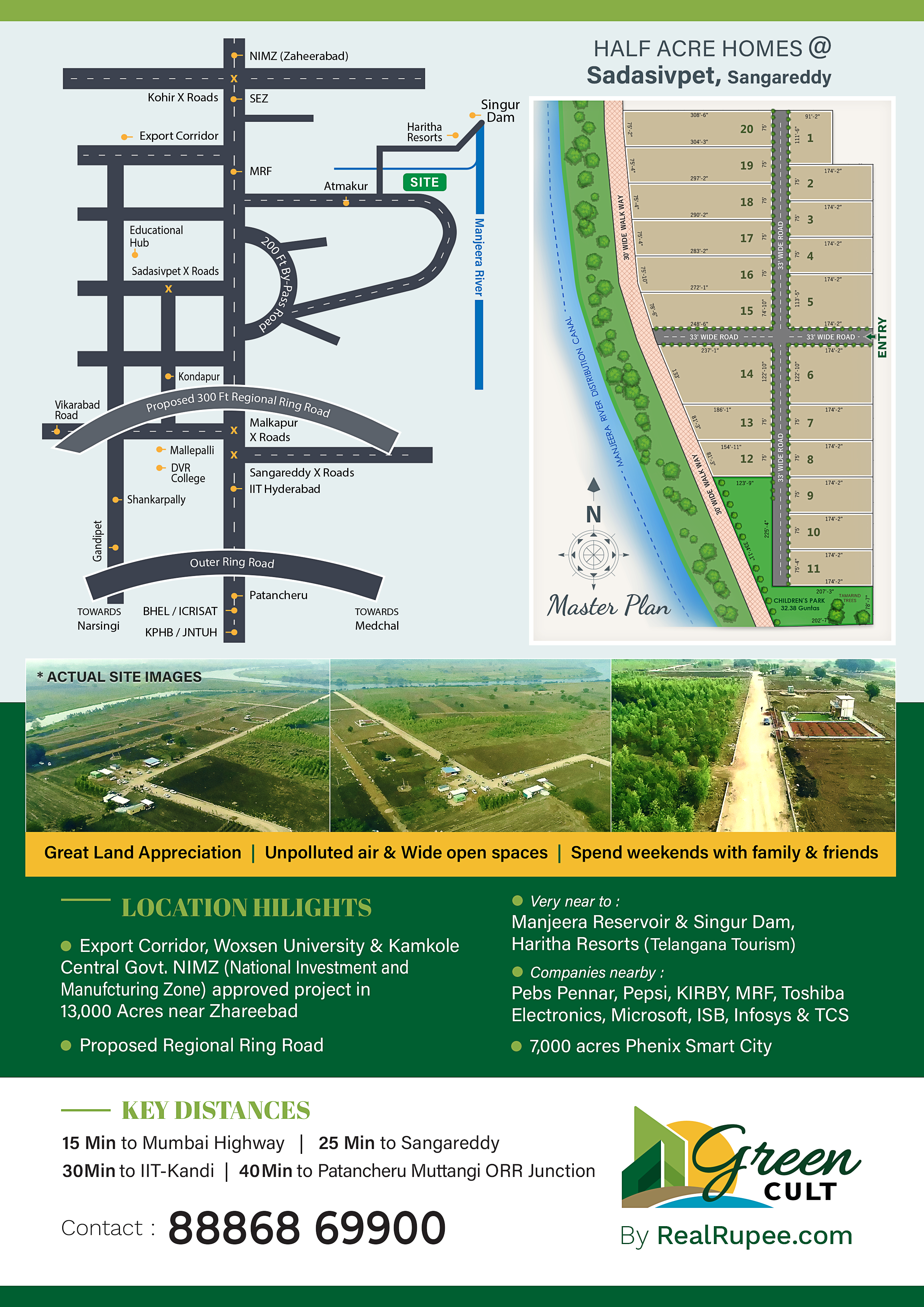 GreenCult half acre homes