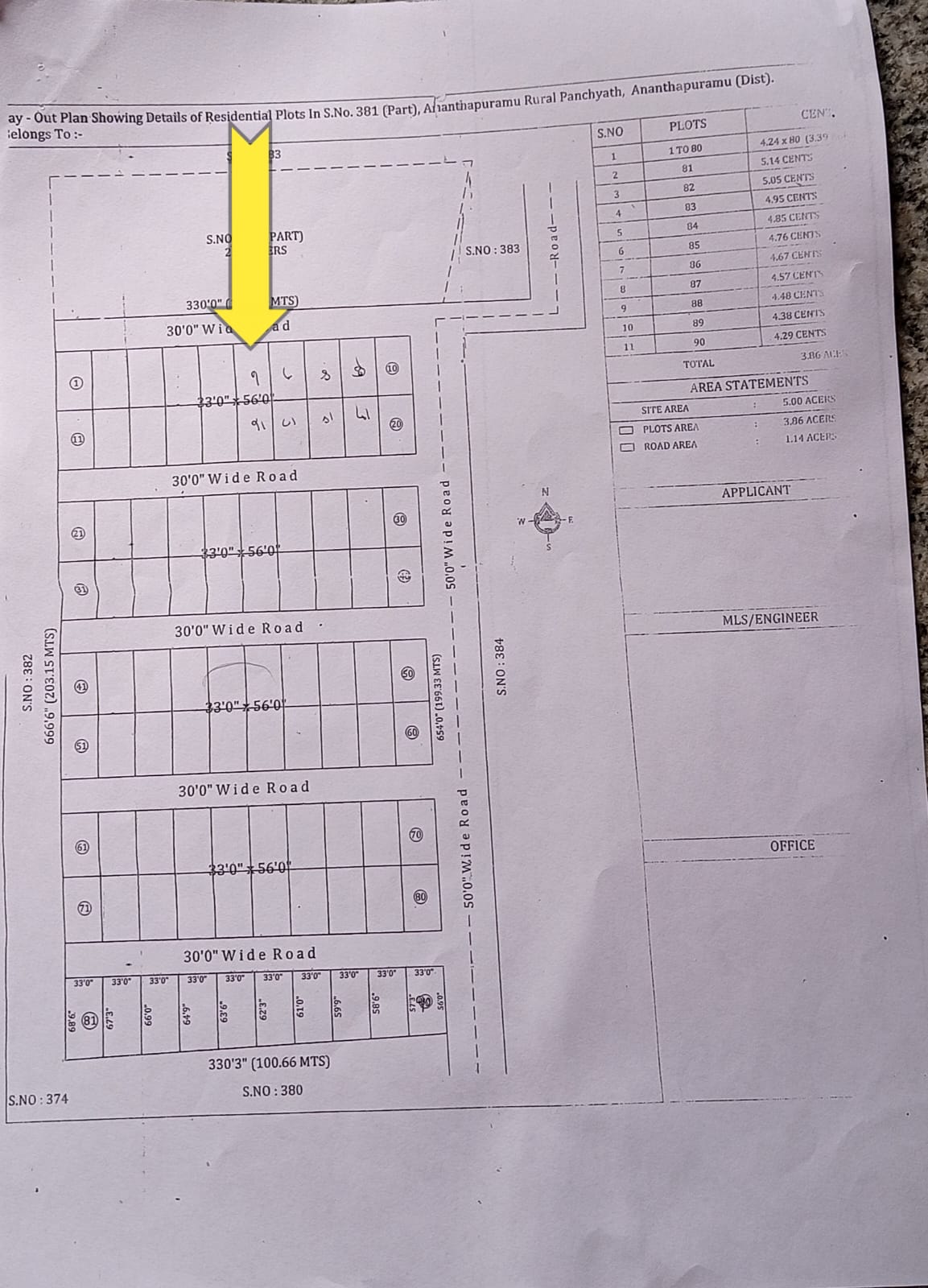 Open Plots For Sale at Anantapuram District