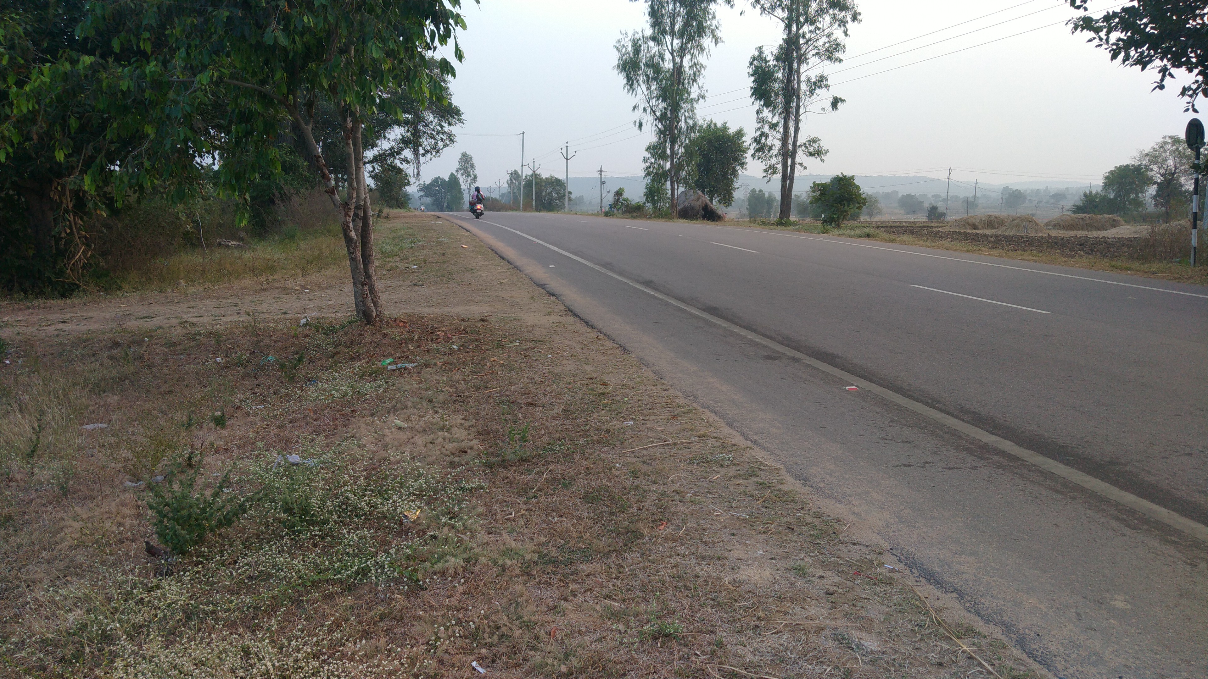 Land for sale at Medak to Narsapur highway Road facing