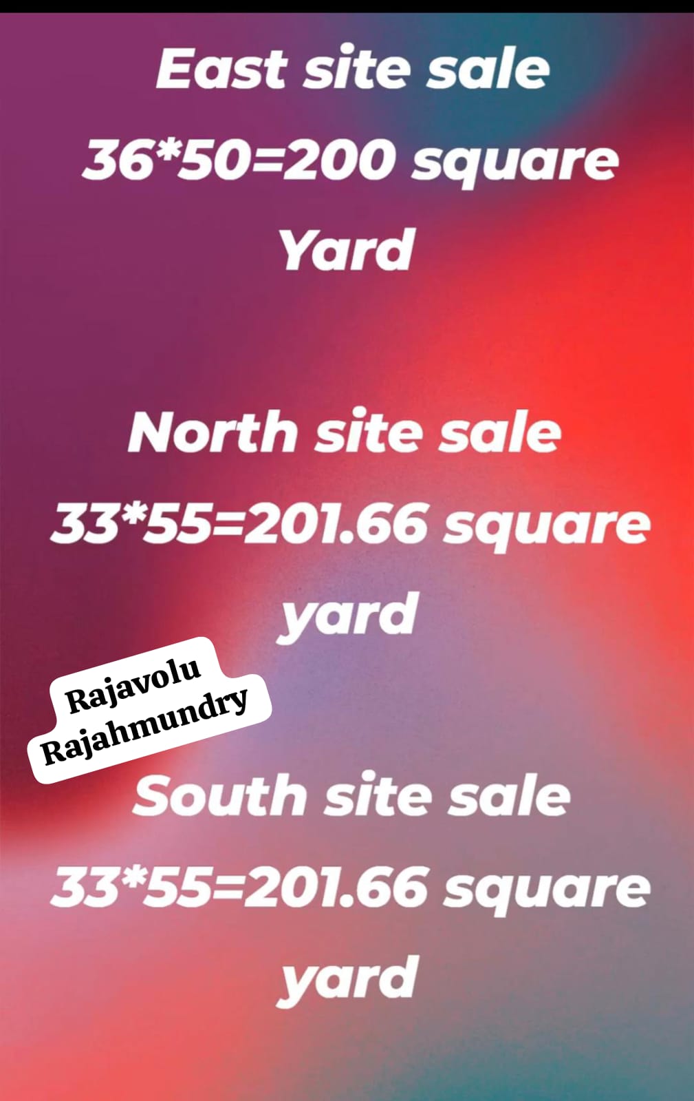 Commercial site for sale at  Rajavolu  , 
Rajahmundry