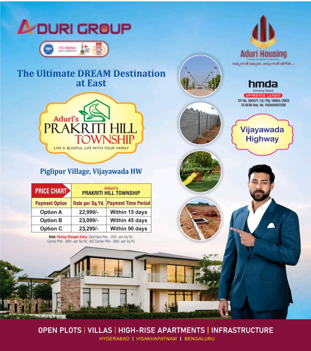 Open Plots For Sale At Piglipur