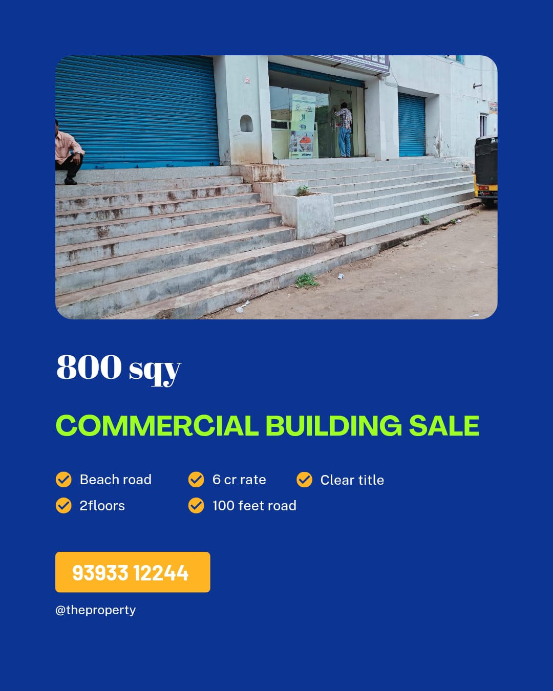 Commercial Building For Sale On Beach Road Vishakhapatnam