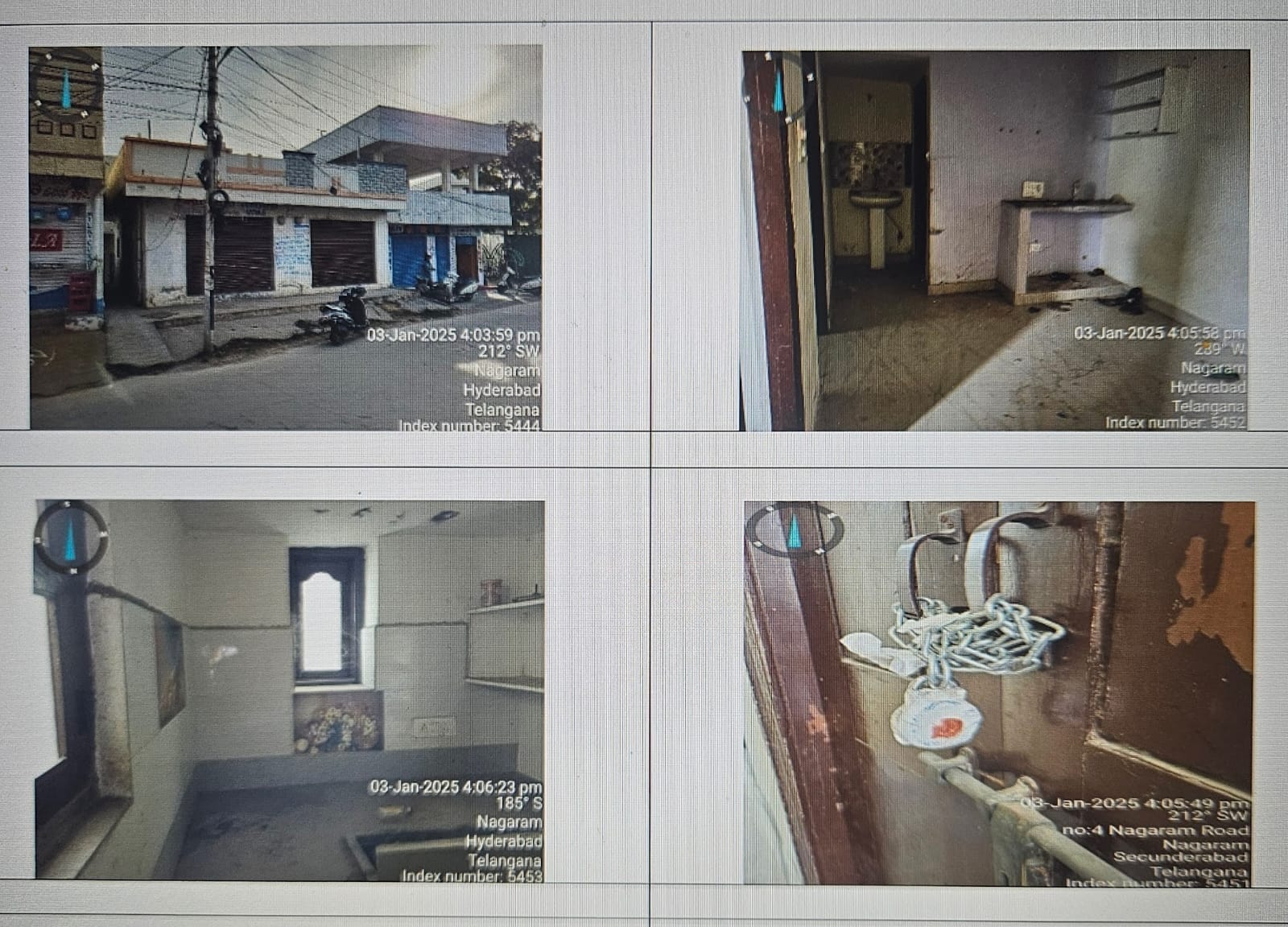 Bank e-Auction sale Independent House with Shop In Nagaram Medchal