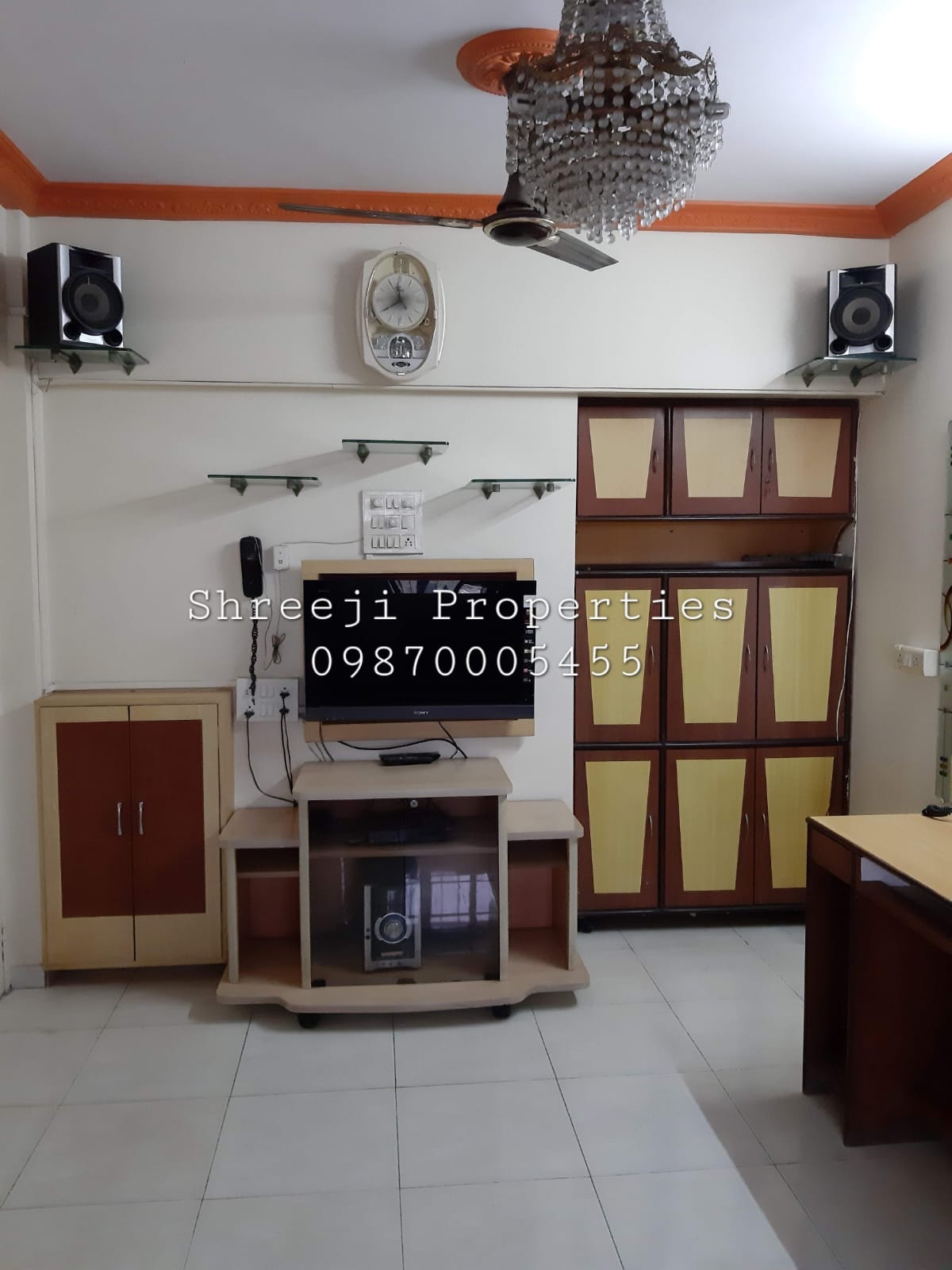 Semi Furnished 1bhk for sale in  Panchpakhadi, Thane (W) 