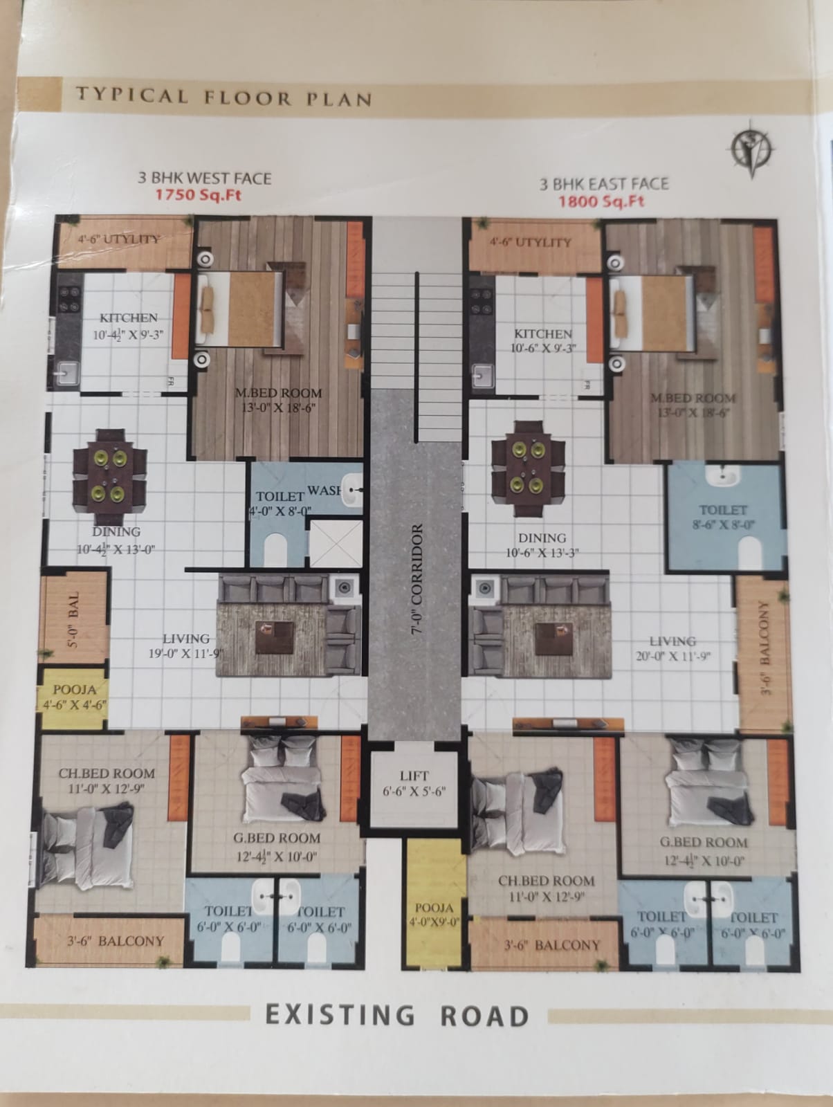 Luxurious 3BHK Flats in Brick Nest by Eswari Homes at PM Palem, Visakhapatnam