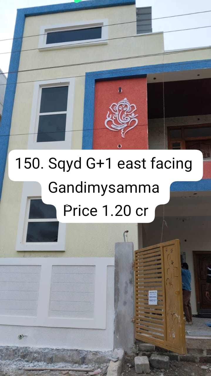 150 Sq. Yards G+1 House For Sale In Gandimaisamma 