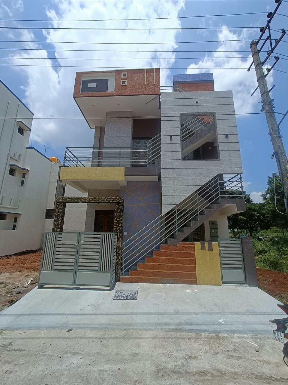Newly Built G+1 House for Sale in JP Nagar D Block, Mysore