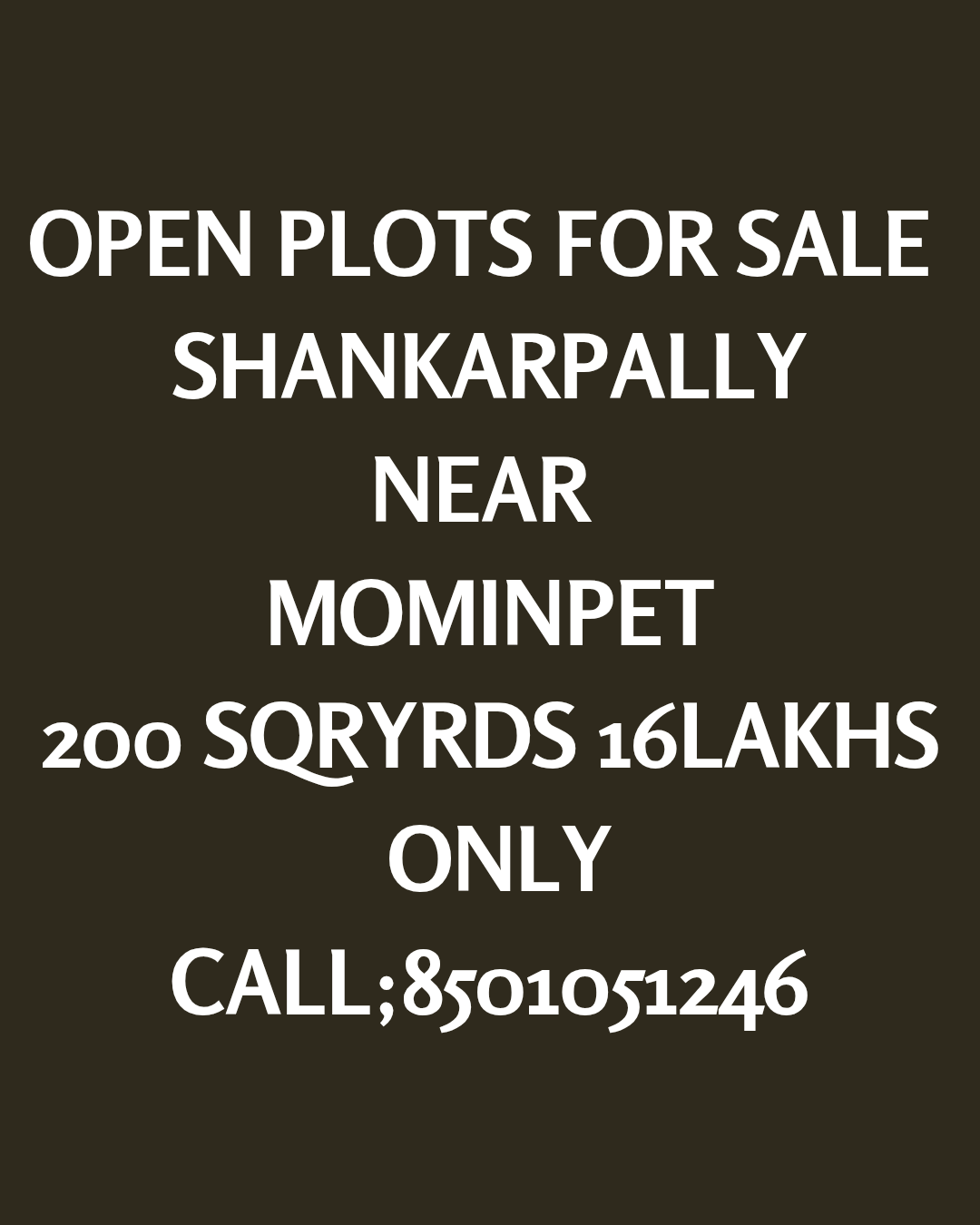 200 Square yards Plot Development in ravalapalle, Mominpet