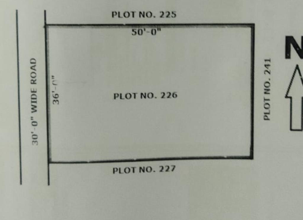 Open Plot for sale near Gandi Maisamma at Bahdurpally