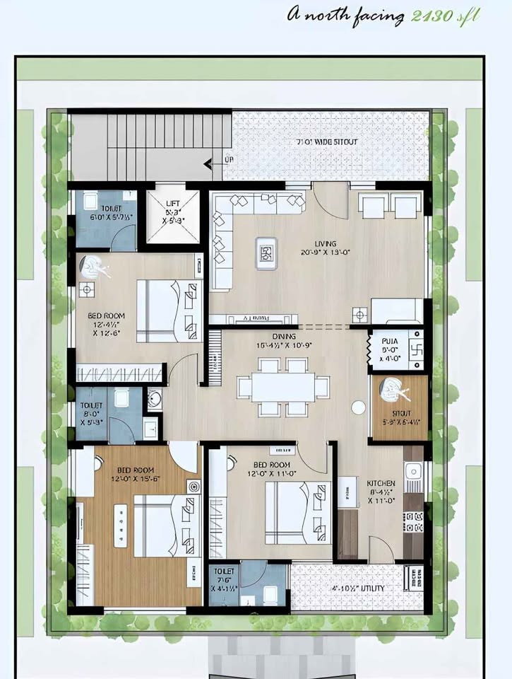 Beach View Flats in Beverly Hills at Rushikonda