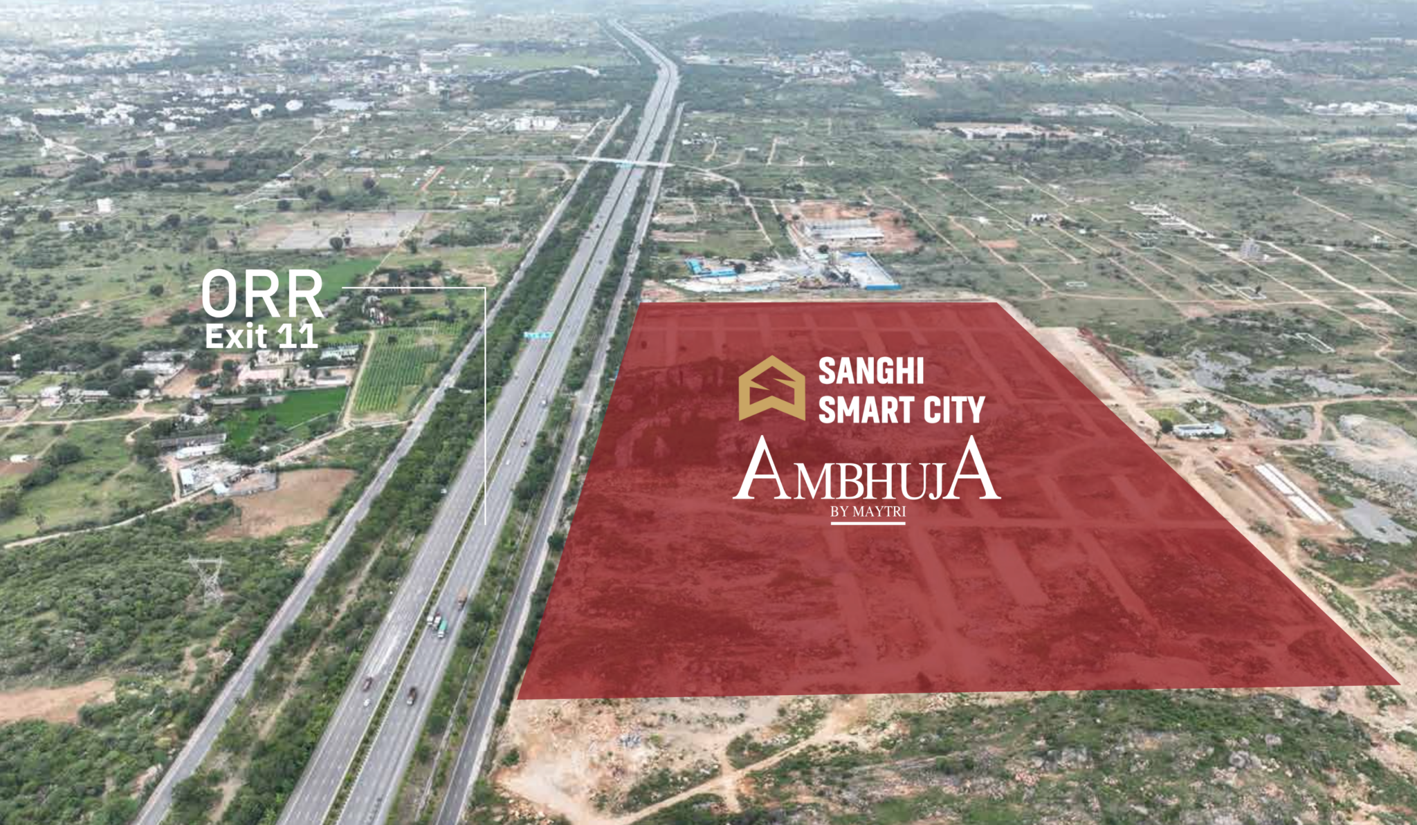 SANGHI SMART CITY 3 & 4 BHK  VILLAS EXCLUSIVE TOWNSHIP NEAR ORR 11