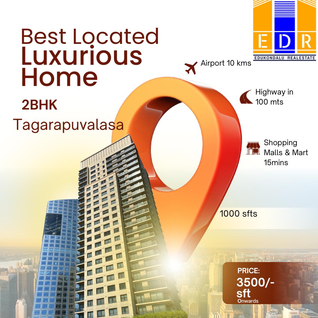 2 bhk luxurious flat at tagarapuvalasa  vishakhapatnam