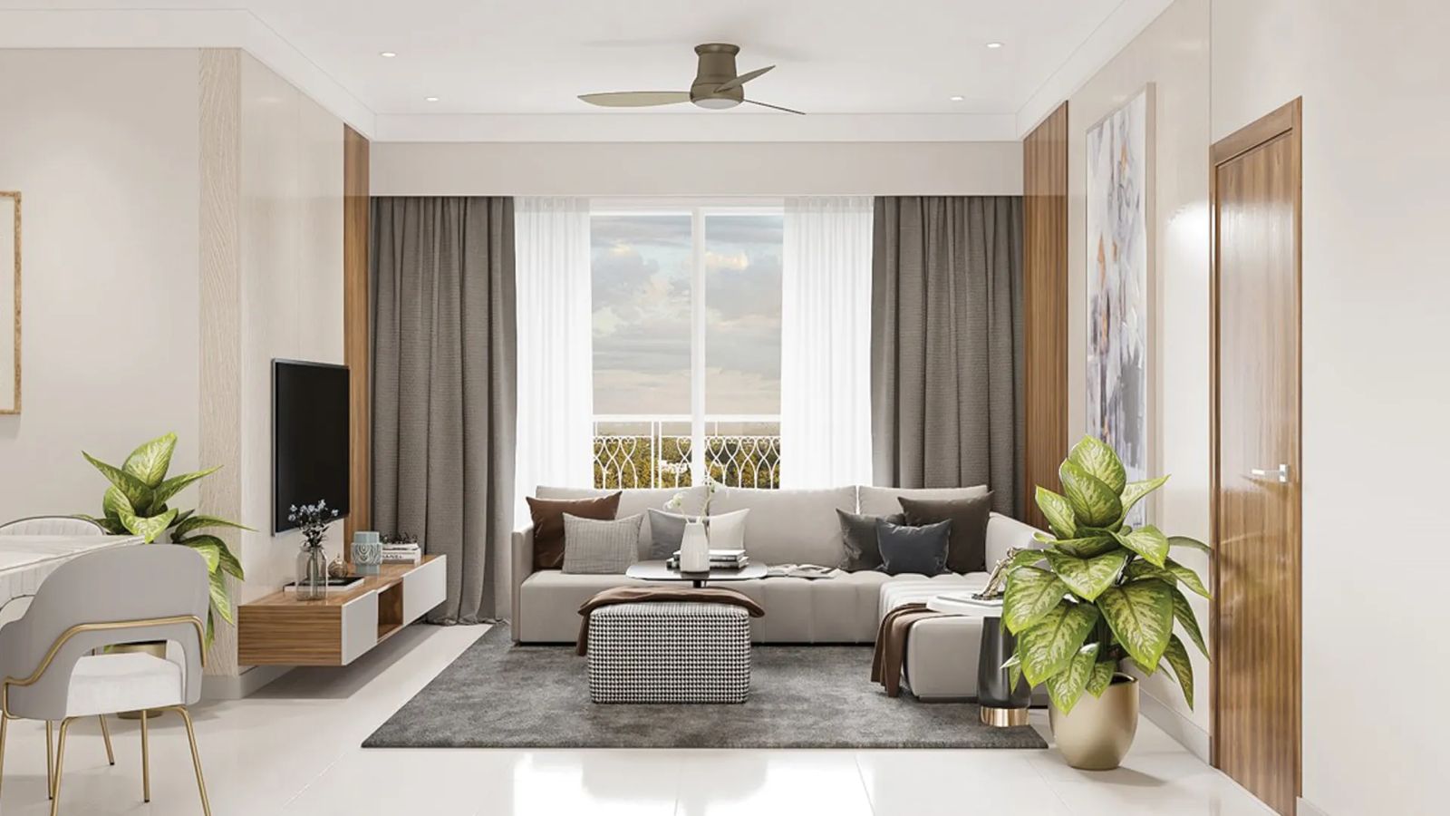 1438 sqfts 3 bhk flat for sale in Varthur, Bangalore